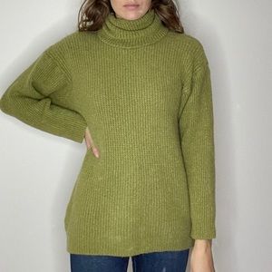 Chive green turtleneck